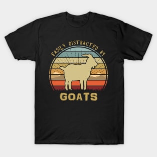 Easily Distracted By Goats T-Shirt